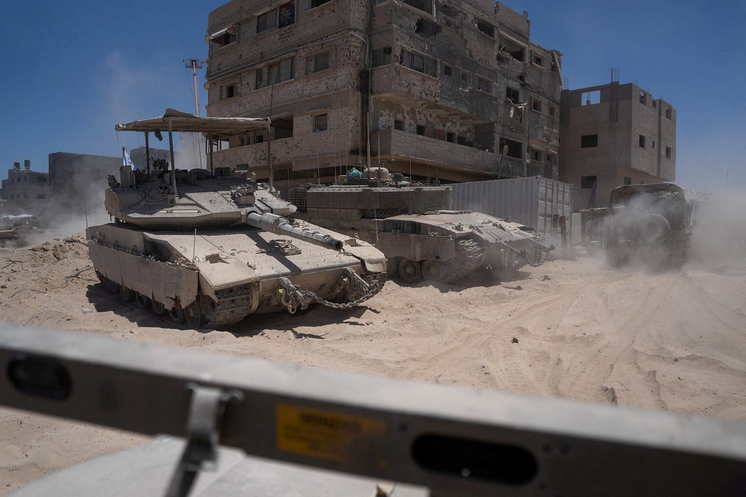 Israeli army operates in the southern Gaza Strip