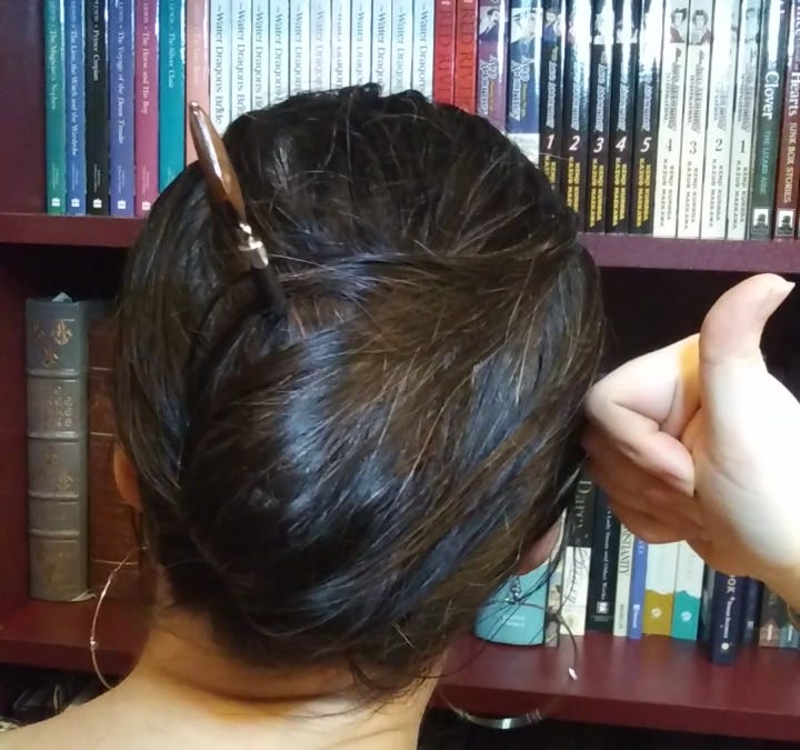 How To Use Hair Sticks (And Why You Should!) - Annalisa Dockery
