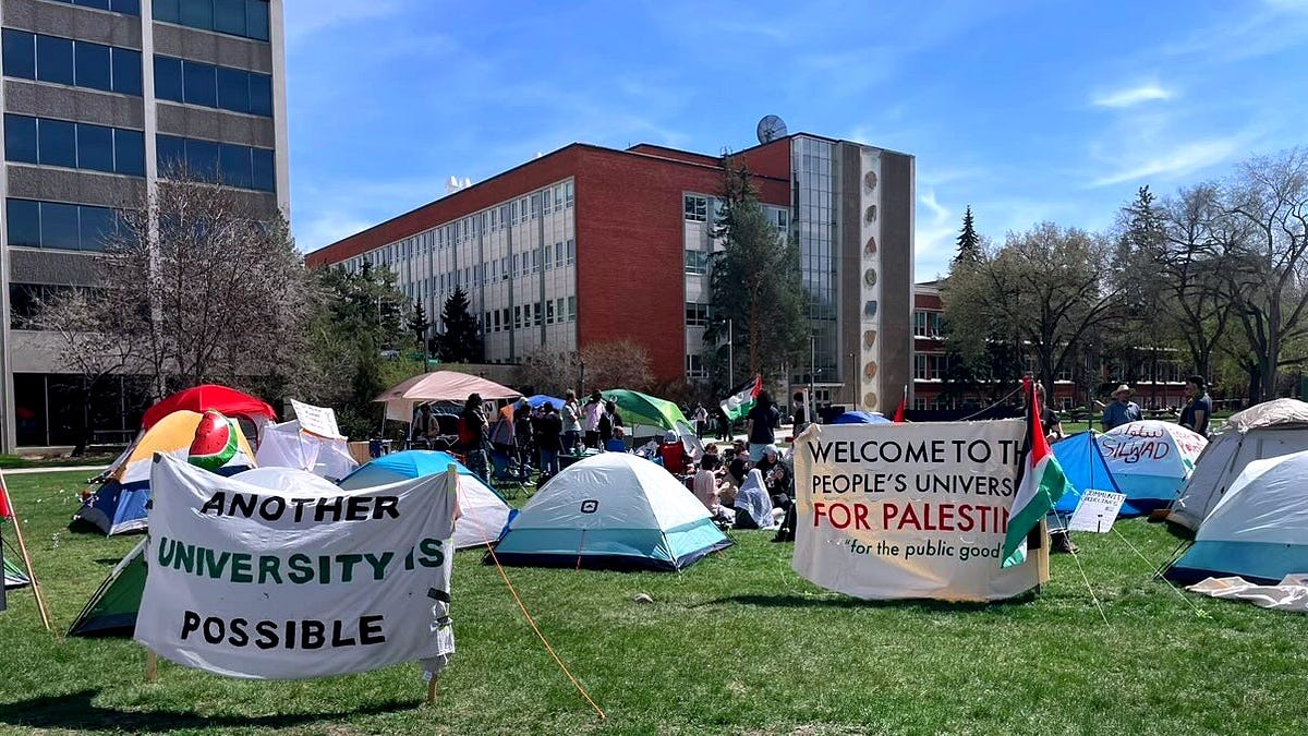 Alberta ministry removed campus free speech from encampment talking points