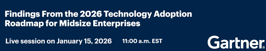 Findings From the 2026 Technology Adoption Roadmap for Midsize Enterprises (Jan. 15th)