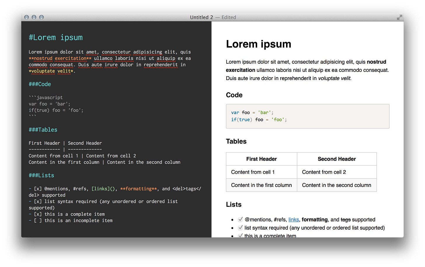 macos - github flavored markdown editor for osx - Super User