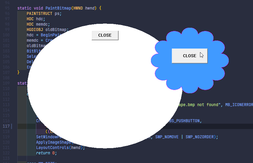 Direct Win32 API, Weird-Shaped Windows, and Why They Mostly