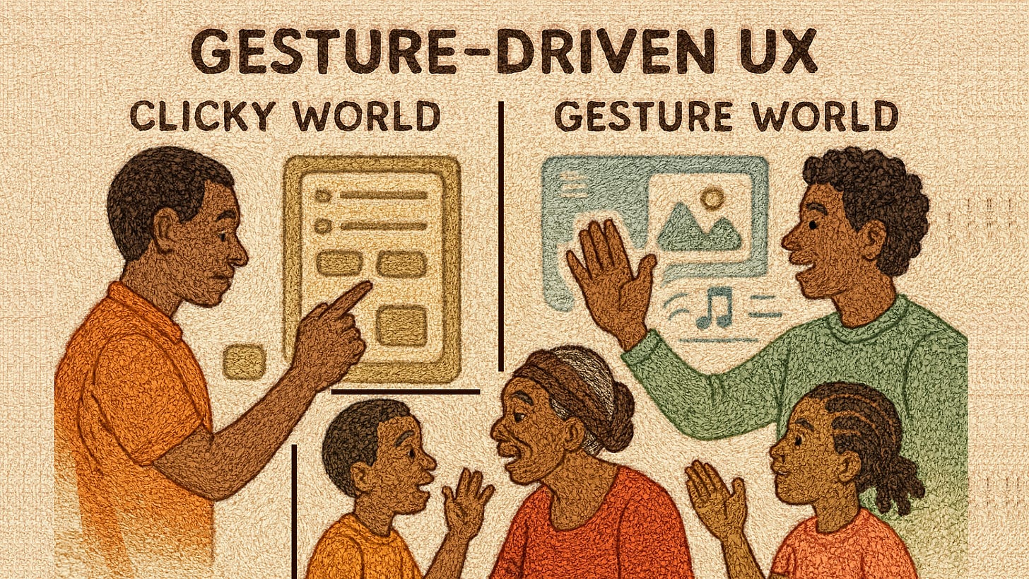 🔮 #BlessingSeries Gesture-Driven UX: The Future of Interaction Beyond Clicks