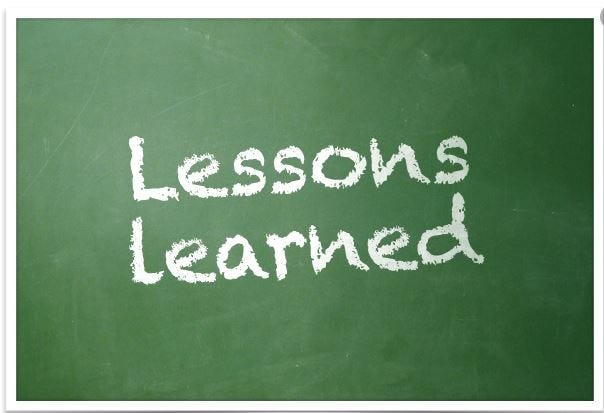 Lessons Learned