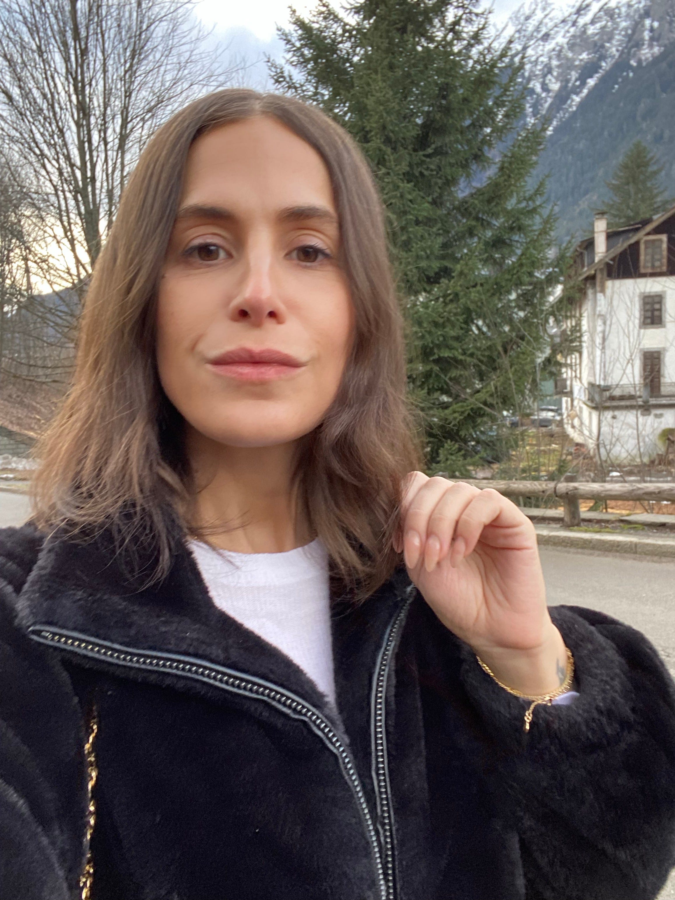 How to shop the faux fur shaggy jacket trend this season.