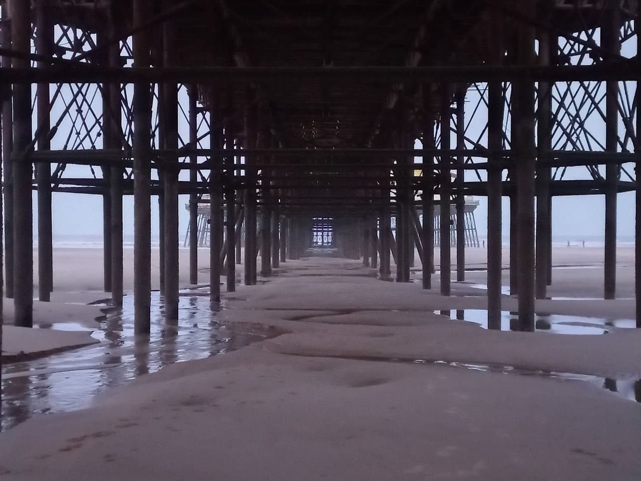 Under Blackpool's North Pier