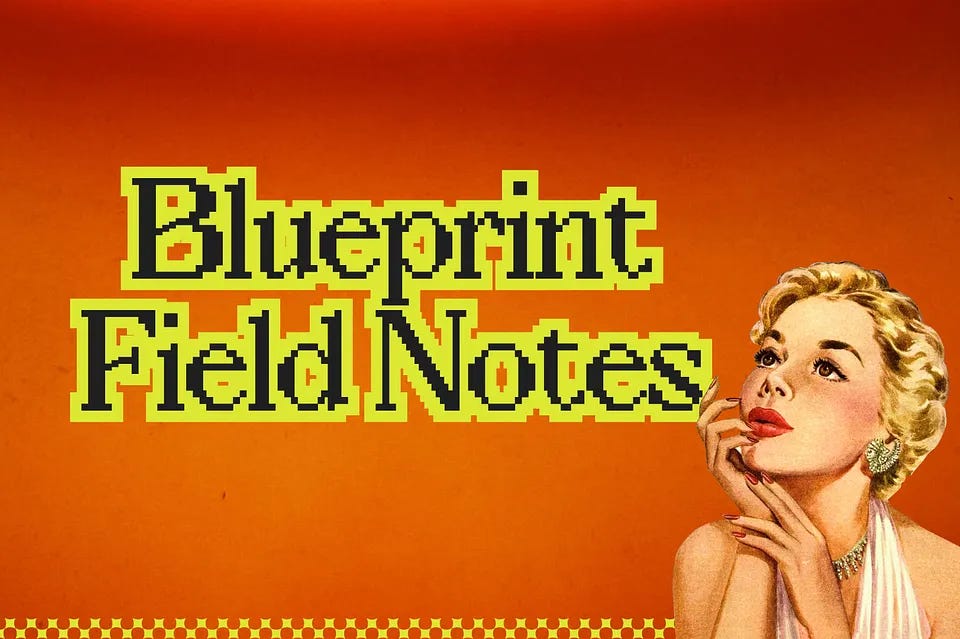 Blueprint Field Notes