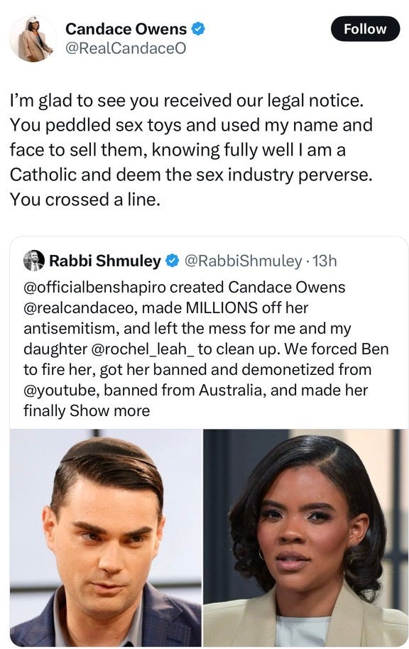 Breaking: Candace Vs. The Rabbi - by Jessica Reed Kraus