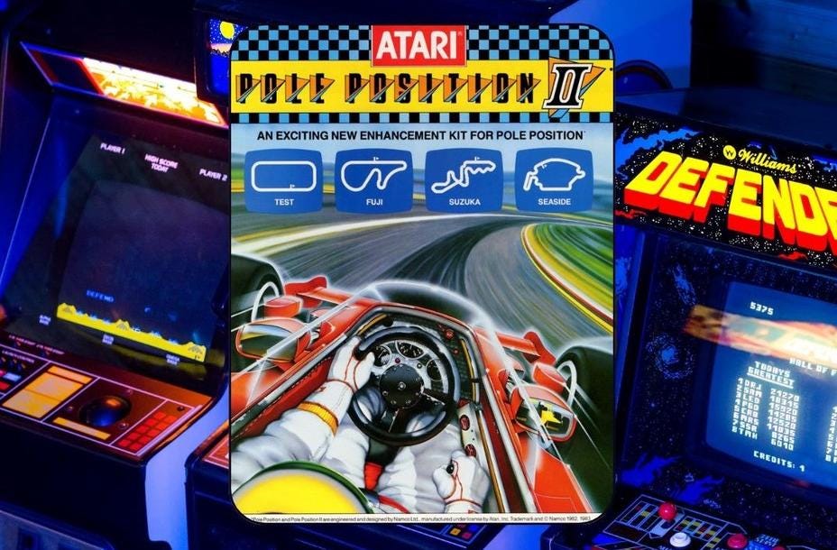 El mensaje oculto de Pole Position II, un videojuego de hace 42 años: un argentino descubrió cómo activarlo
