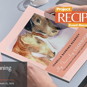 Project Recipe: A Family Cookbook Spanning Five Generations