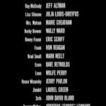 End roller film credits End roller film credits