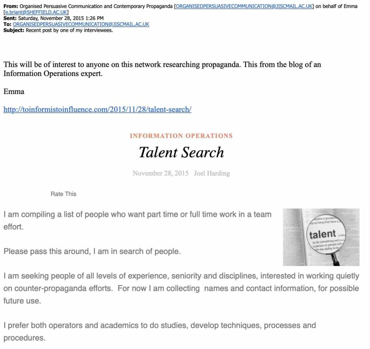 Talent Search