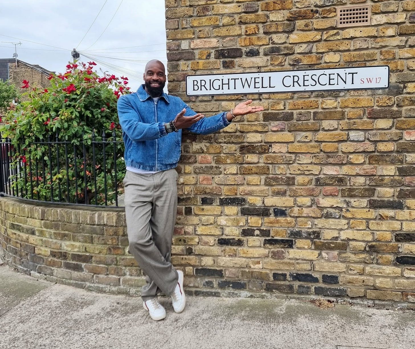 May be an image of 1 person, the Cotswolds and text that says "BRIGHTWELL CRÉSCENT SW17"