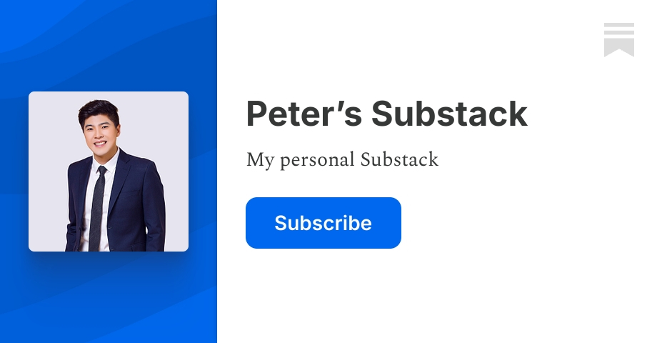 Peter’s Substack | Substack