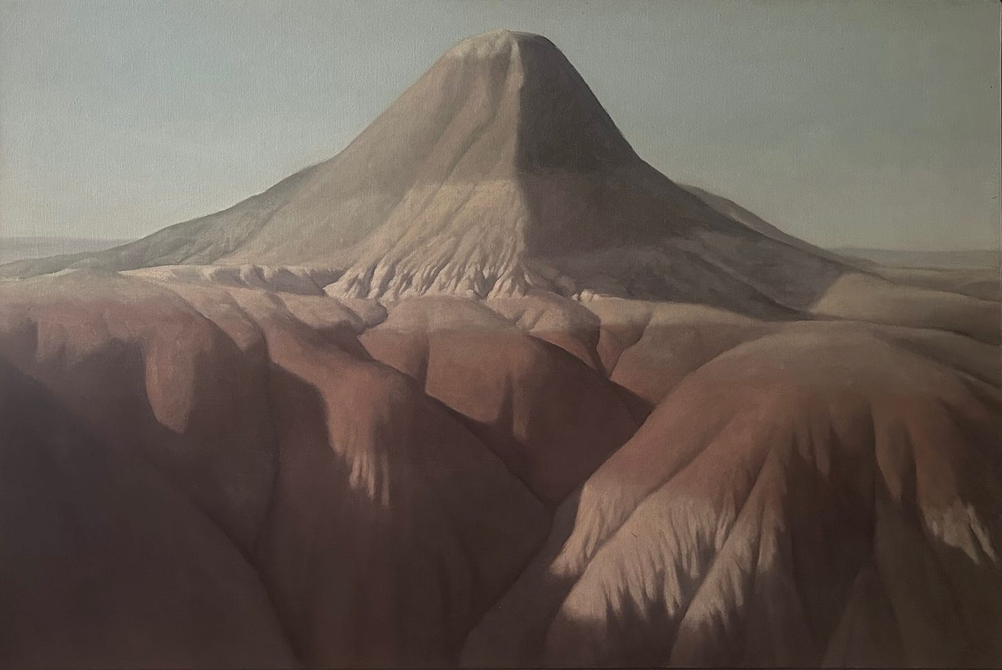 A painting of a mountain
Description automatically generated A painting of a mountain
Description automatically generated