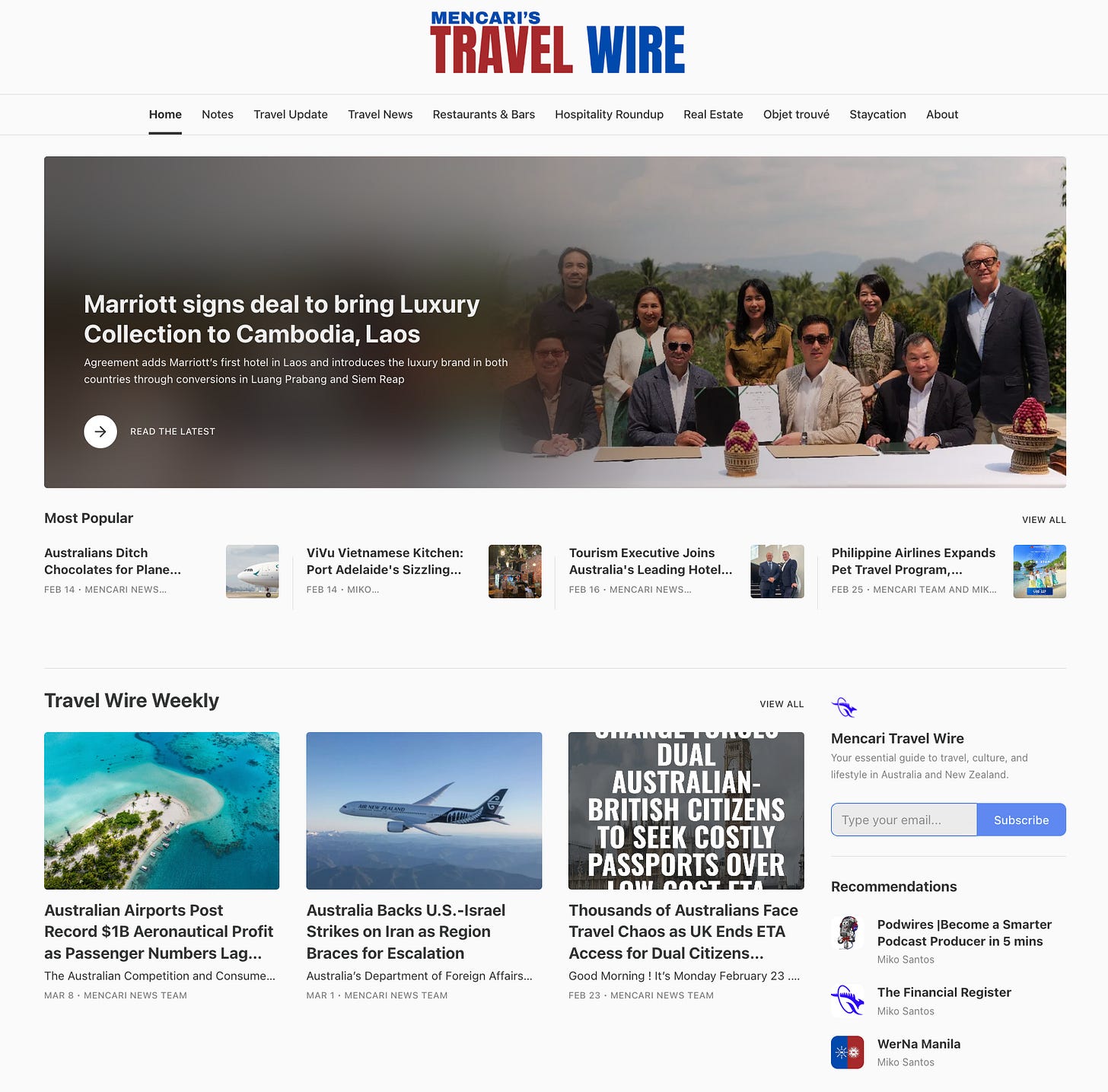 TRAVEL WIRE