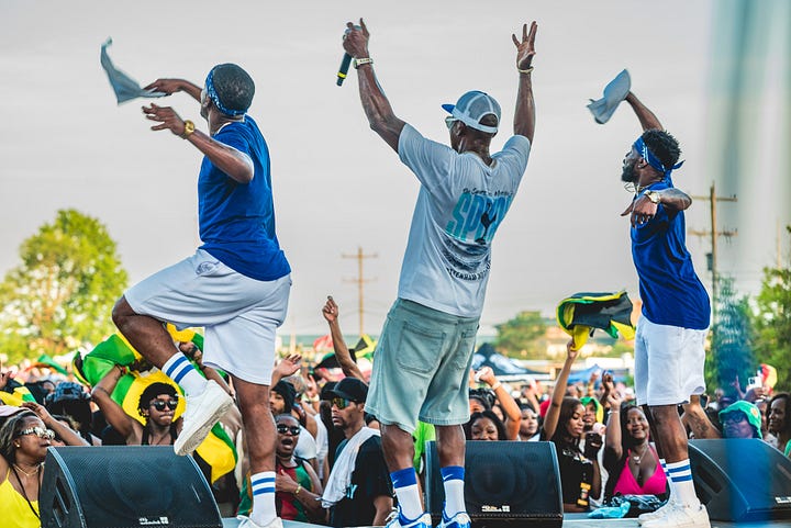 Select images from Mr Vegas' performance at Reggae in the Park festival 2025