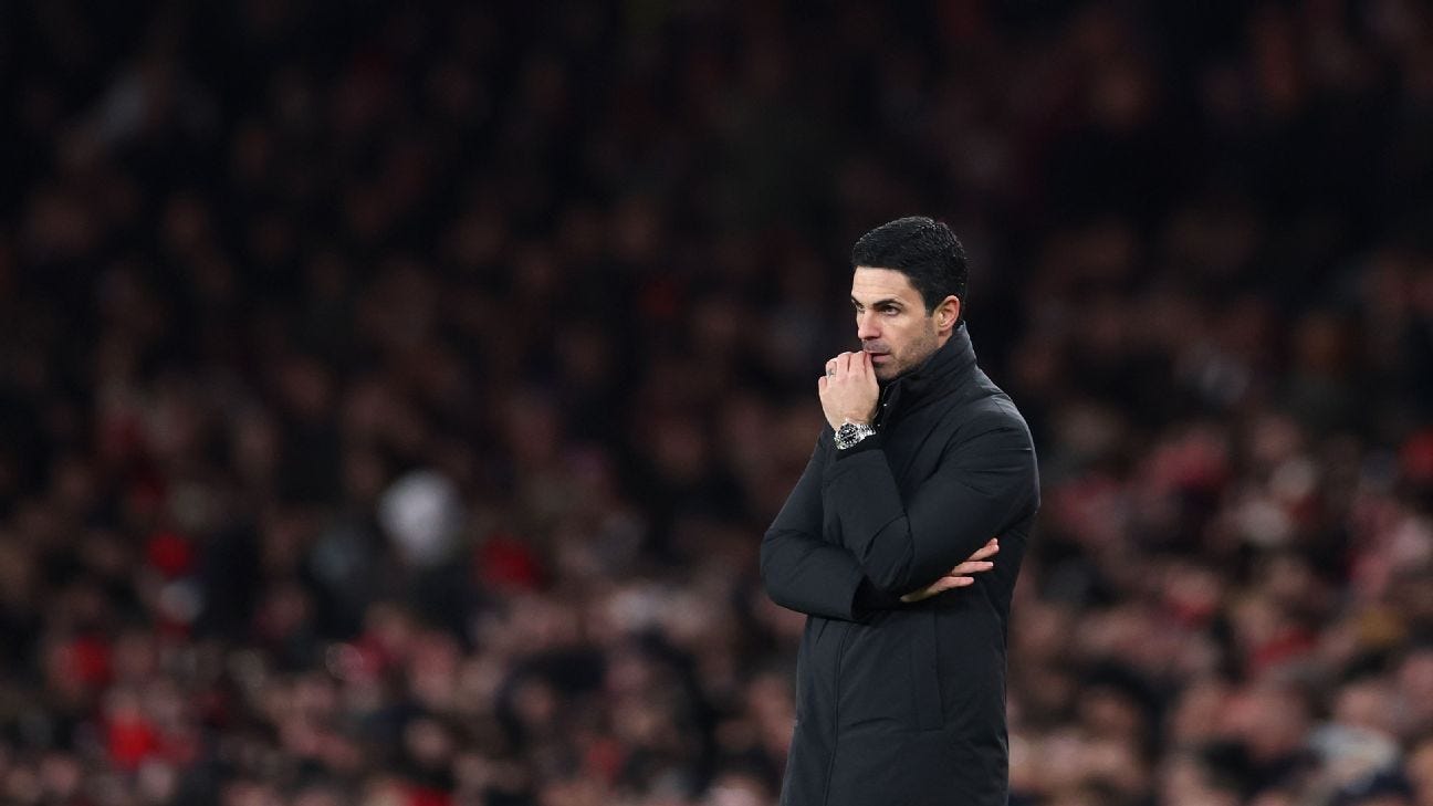 Arteta says Arsenal 'didn't show anything' in Wolves draw - ESPN