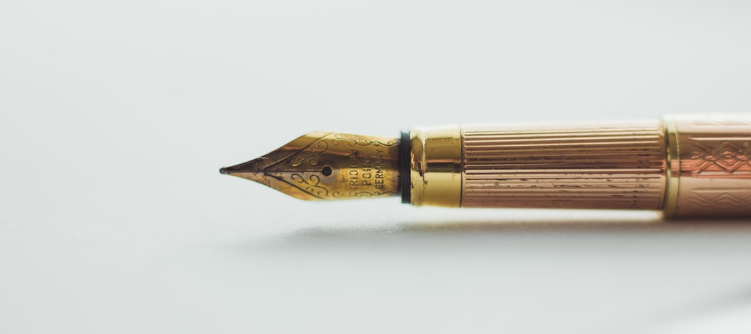 brass quilt pen