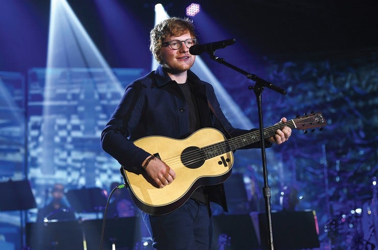 Ed sheeran live bb1 2018 topline a billboard 1548