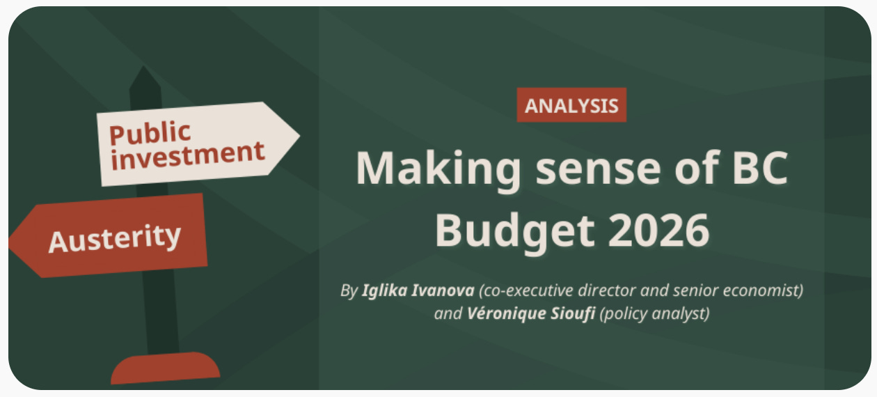 Lessons from the Climate Emergency Unit & BC Budget Analysis