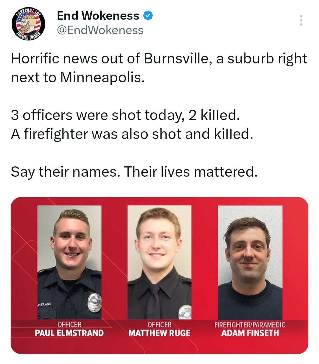 Matthew Ruge Body Do not forget them! Officers Matthew Ruge, 27, and Paul Elmstrand, 27 ...