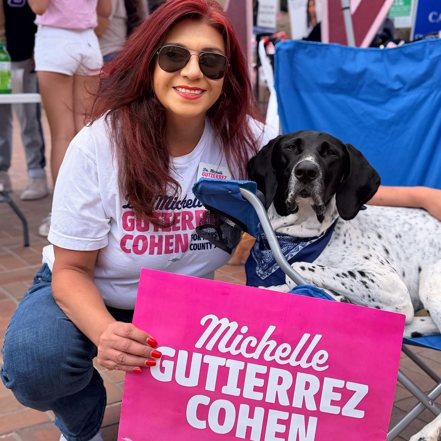May be an image of text that says 'EORE GUTTERRE7 北 uiciel tcel GUTTER GUT ER COHEN FOR COUNTY Michelle GUTIERREZ COHEN' May be an image of text that says 'EORE GUTTERRE7 北 uiciel tcel GUTTER GUT ER COHEN FOR COUNTY Michelle GUTIERREZ COHEN'