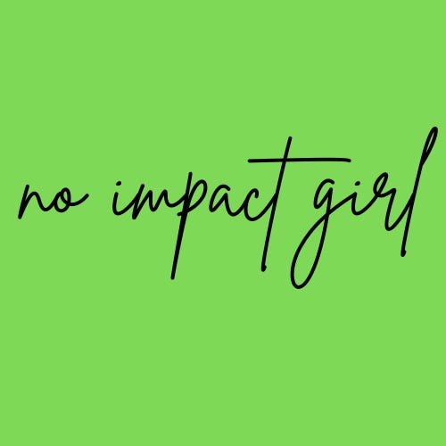 No Impact Girl logo