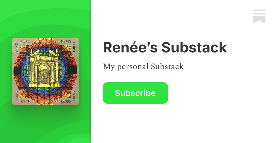 Renée’s Substack | Substack