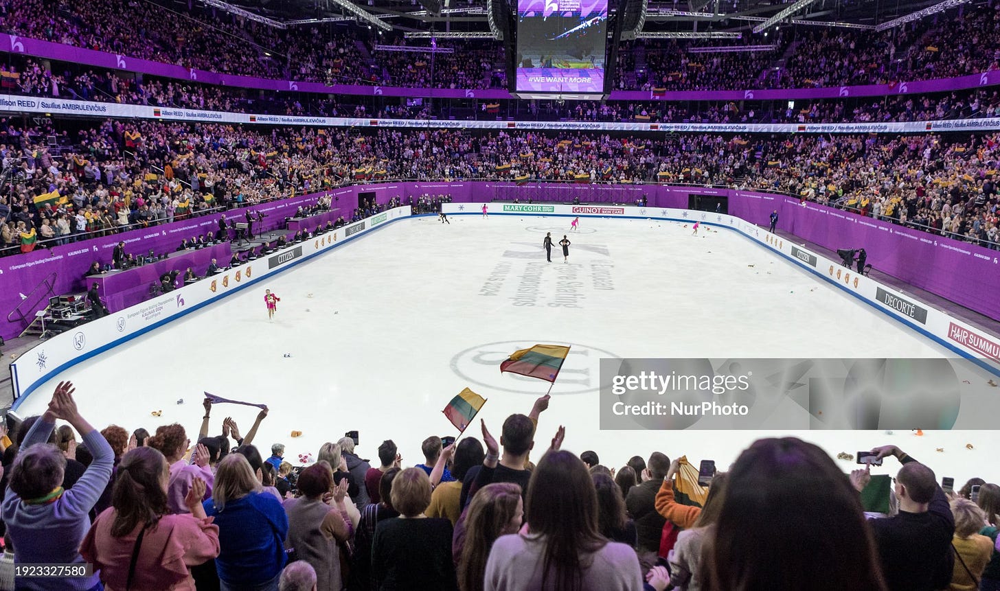 The crowd at Europeans