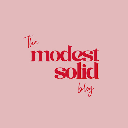 The Modest Solid Blog