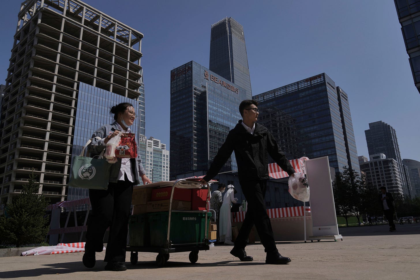 中国经济、北京大楼、房地产、楼市。(美联社) 中国经济、北京大楼、房地产、楼市。(美联社)