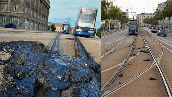 Europe heatwave halts Leipzig trams as extreme heat damages tracks –  Firstpost