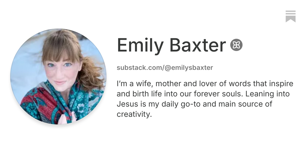 Emily Baxter | Substack