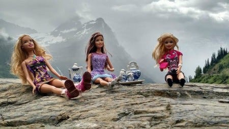 ACK barbies at tea party (carol's) ACK barbies at tea party (carol's)