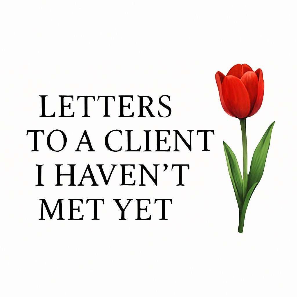 Letters to a Client I Haven't Met Yet