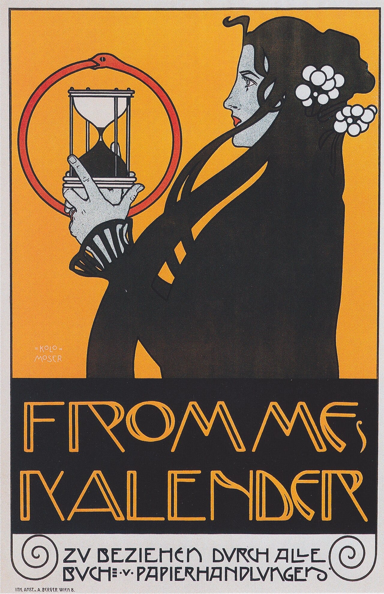 Koloman Moser, Frommes Kalender, 1899 Koloman Moser, Frommes Kalender, 1899
