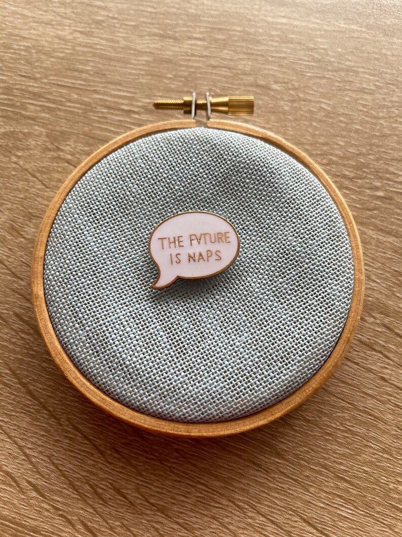 The future is naps Needle Minder image 4