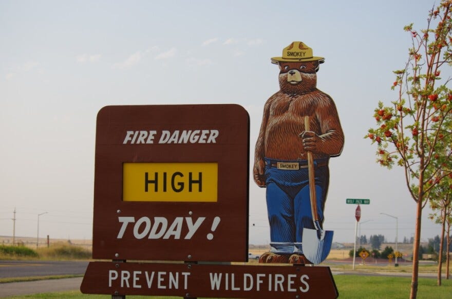 Fire Danger 'High' On Bitterroot National Forest | Montana Public Radio