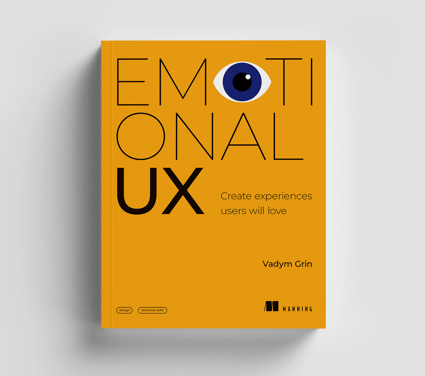 An image of the book "Emotional UX" by Vadym Grin