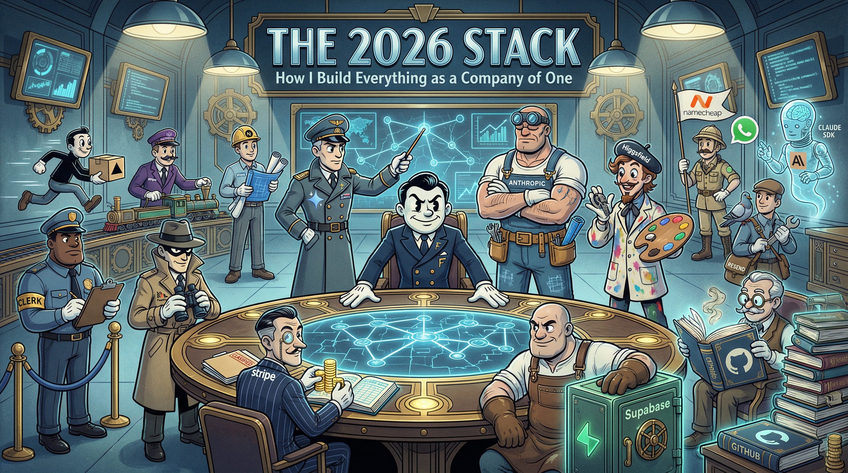 The 2026 Stack: How I Build Everything as a Company of One