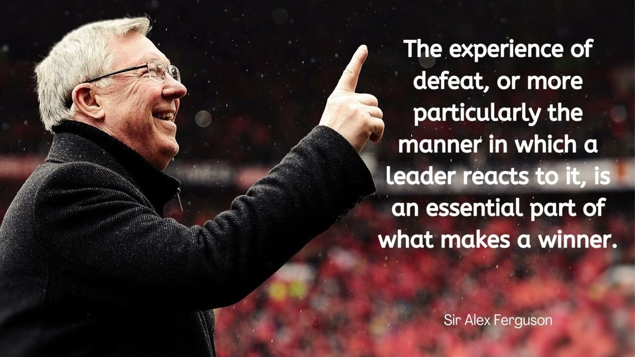 Tehdä illallinen Niin sanottu Määrä selvästi tärkeä ota käyttöön sir alex  ferguson quotes - saunoy.fi