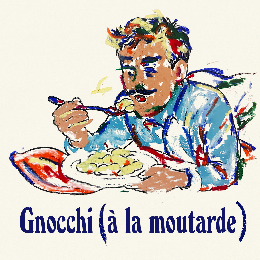 Gnocchi à la moutarde