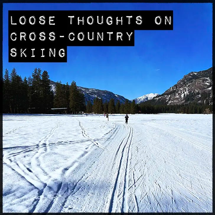 Heading: Loose Thoughts on Cross-Country Skiing
