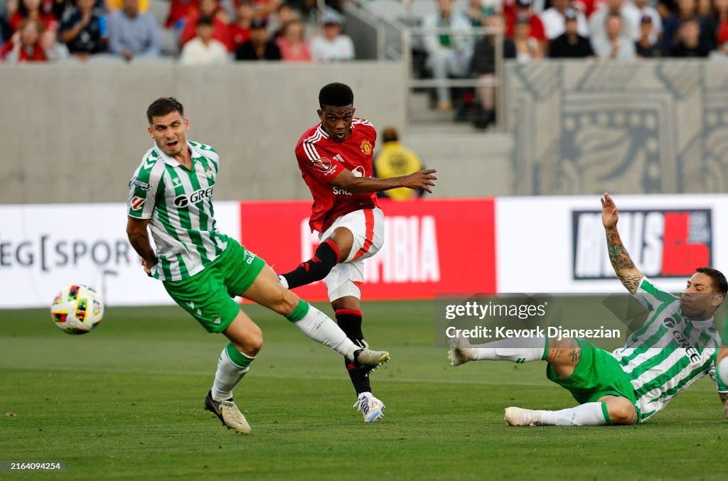 Manchester United v Real Betis - Pre-Season Friendly Manchester United v Real Betis - Pre-Season Friendly