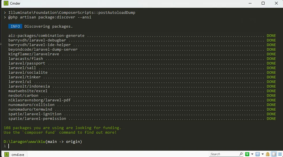 Successful installation