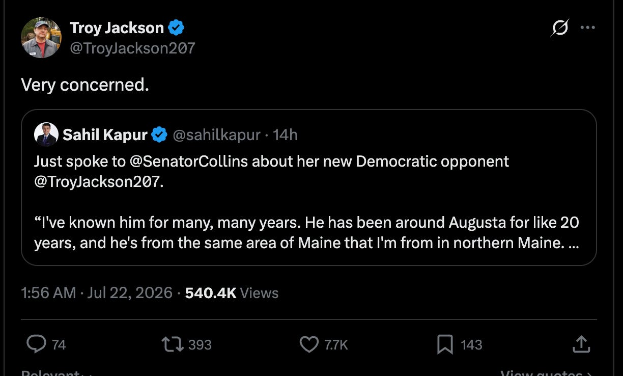 Troy Jackson on Twitter: "Very concerned" Troy Jackson on Twitter: "Very concerned"