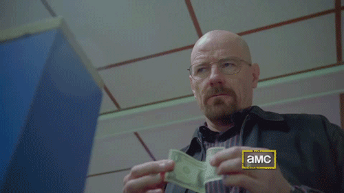 walter white shows off the cash gif | WiffleGif walter white shows off the cash gif | WiffleGif
