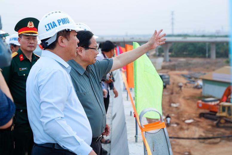 Thủ tướng đưa ra quyết tâm cơ bản hoàn thành dự án sân bay Long Thành trong năm 2025, sớm hơn so với trước đó (hoàn thành năm 2026). Ảnh: VGP Thủ tướng đưa ra quyết tâm cơ bản hoàn thành dự án sân bay Long Thành trong năm 2025, sớm hơn so với trước đó (hoàn thành năm 2026). Ảnh: VGP