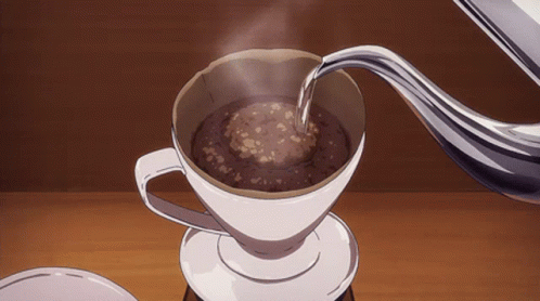Coffee Anime GIF - Coffee Anime Hot - Discover & Share GIFs